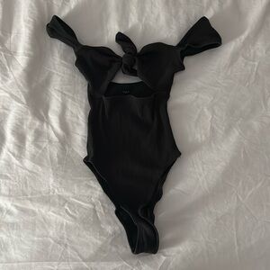 urban outfitter front tie bodysuit
